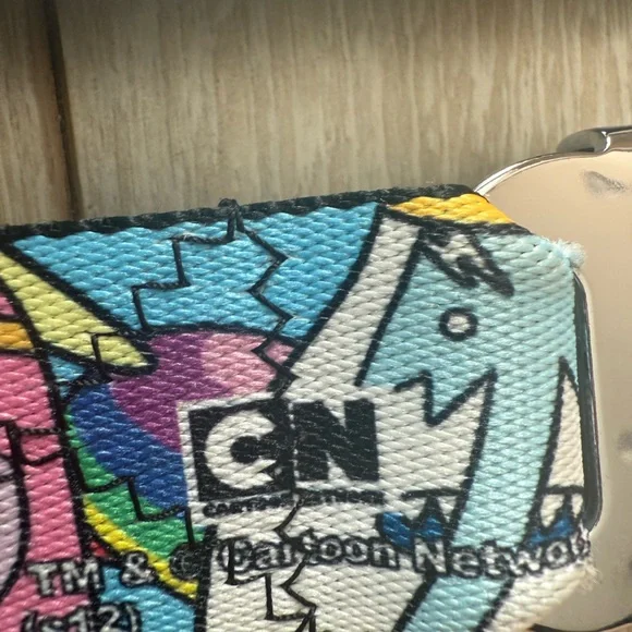 Cartoon Network adventure time belt by Buckle down.  Real seat belt buckle - Picture 5 of 5